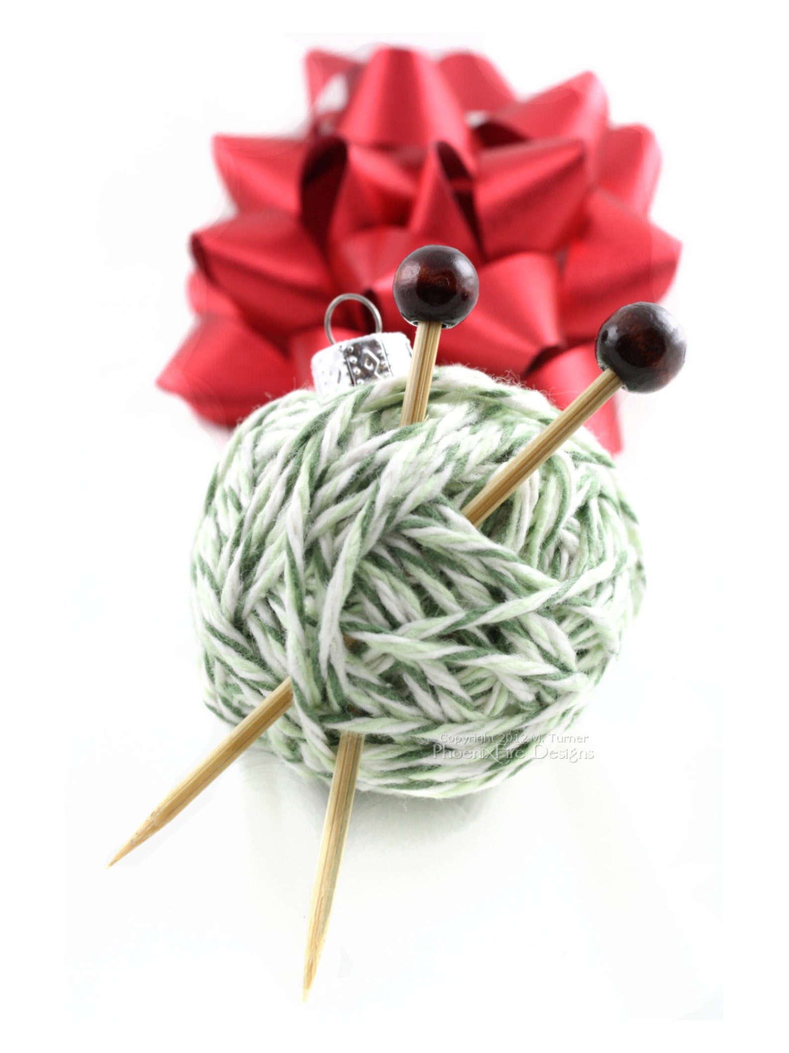 Yarn Ball Ornament Christmas Tree Gift Idea for Knitters Etsy