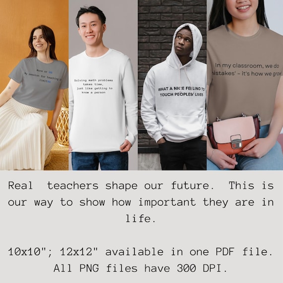 Sunshine Teacher T-shirt Prints, Motivating Quotes PNG for