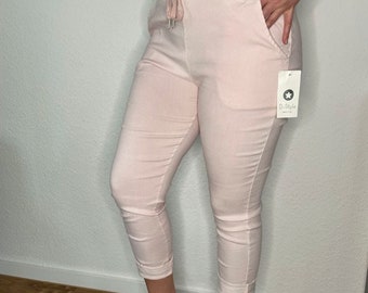 Italian pink trousers