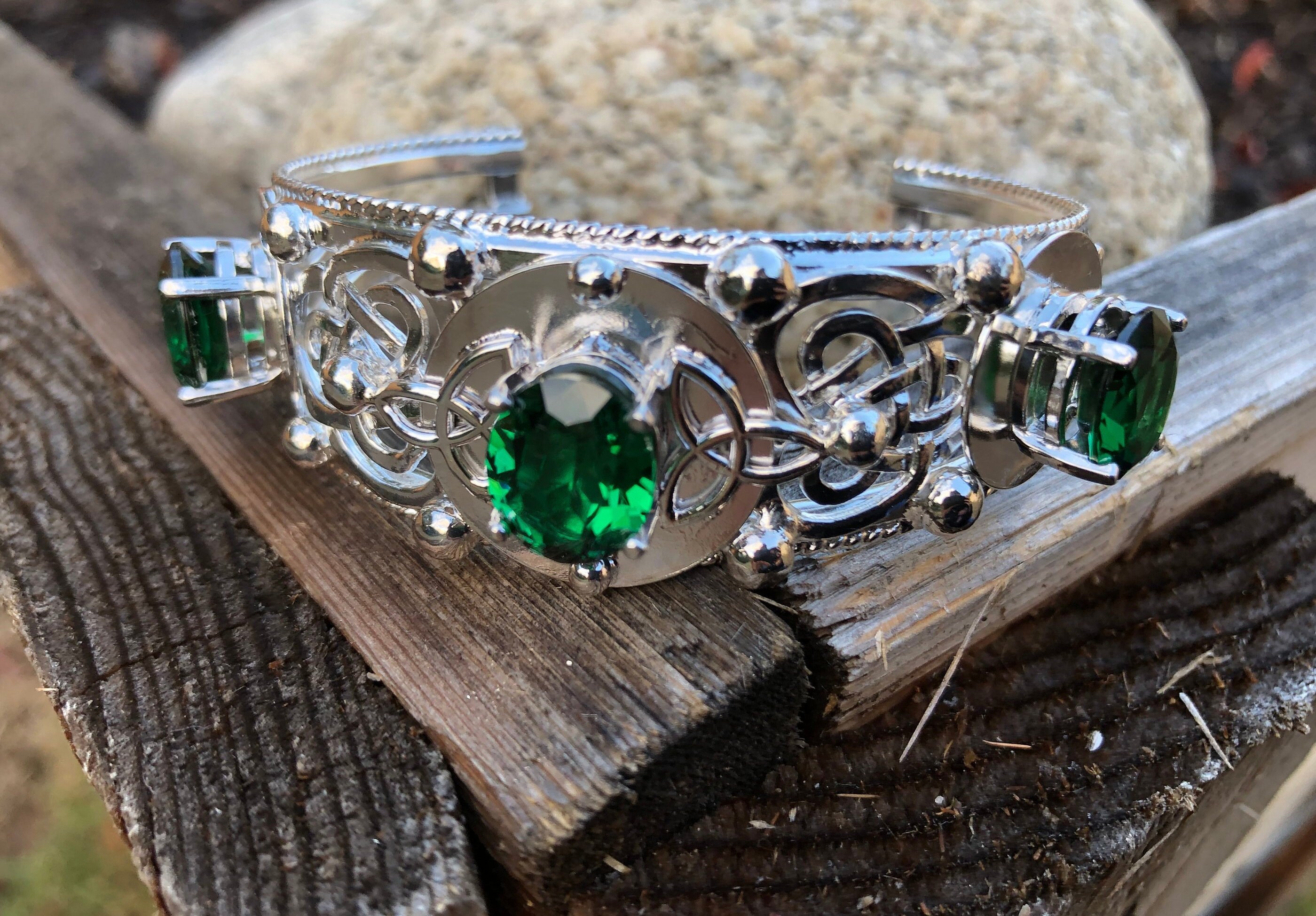 Discover the Beauty of the Maci Emerald Bracelet from Swashaa - Perfect for  Any Occasion