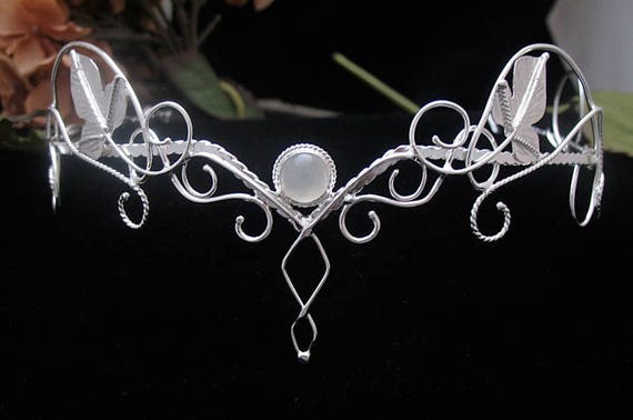Sapphire Moon Woodland Tiara
