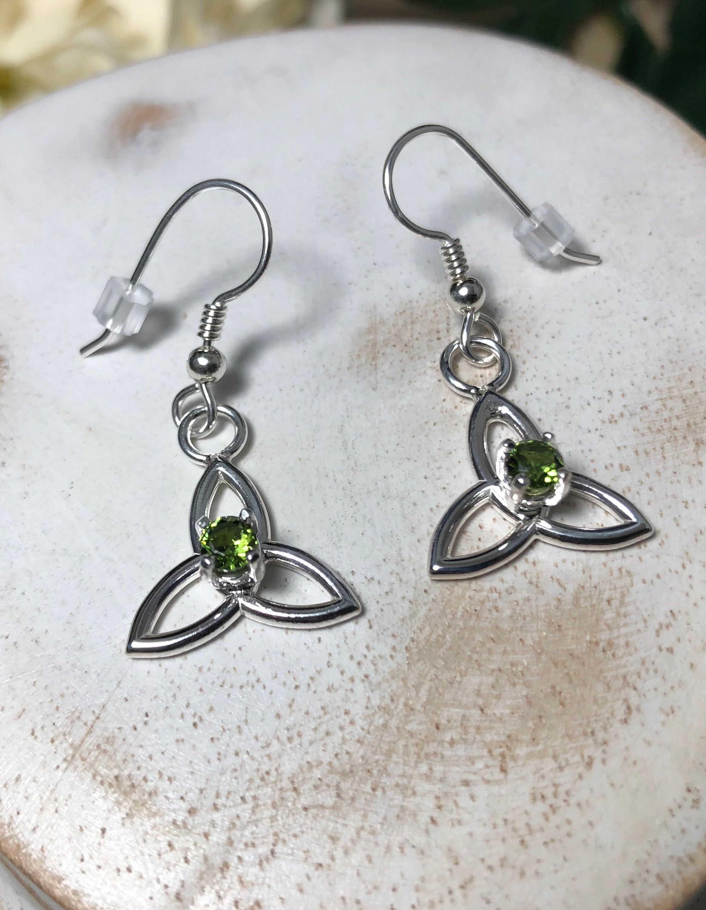 Celtic silver cheap earrings dangle