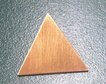 Stevie Nicks Inspired 24K Gold-Plated Pyramid Pendant (No Chain)