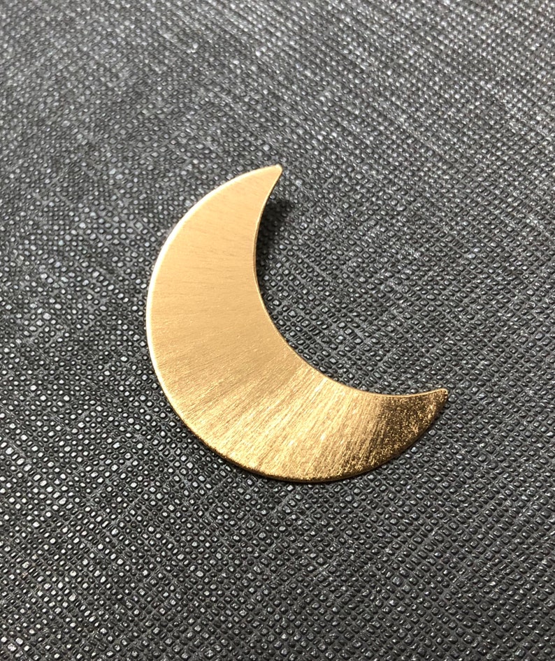 Stevie Nicks Style Crescent Moon 24K GOLD-PLATED Pendant, 925 Sterling Silver Solid 20 gauge Crescent Moon 24K Gold Plate Overlay, Celestial image 6