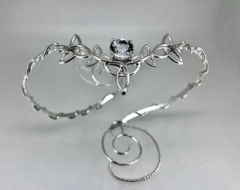 Amethyst Sterling Silver Upper Arm Cuff: Celtic Arm Torc Bracelet, Arm Jewelry, Bohemian, Gifts For Her