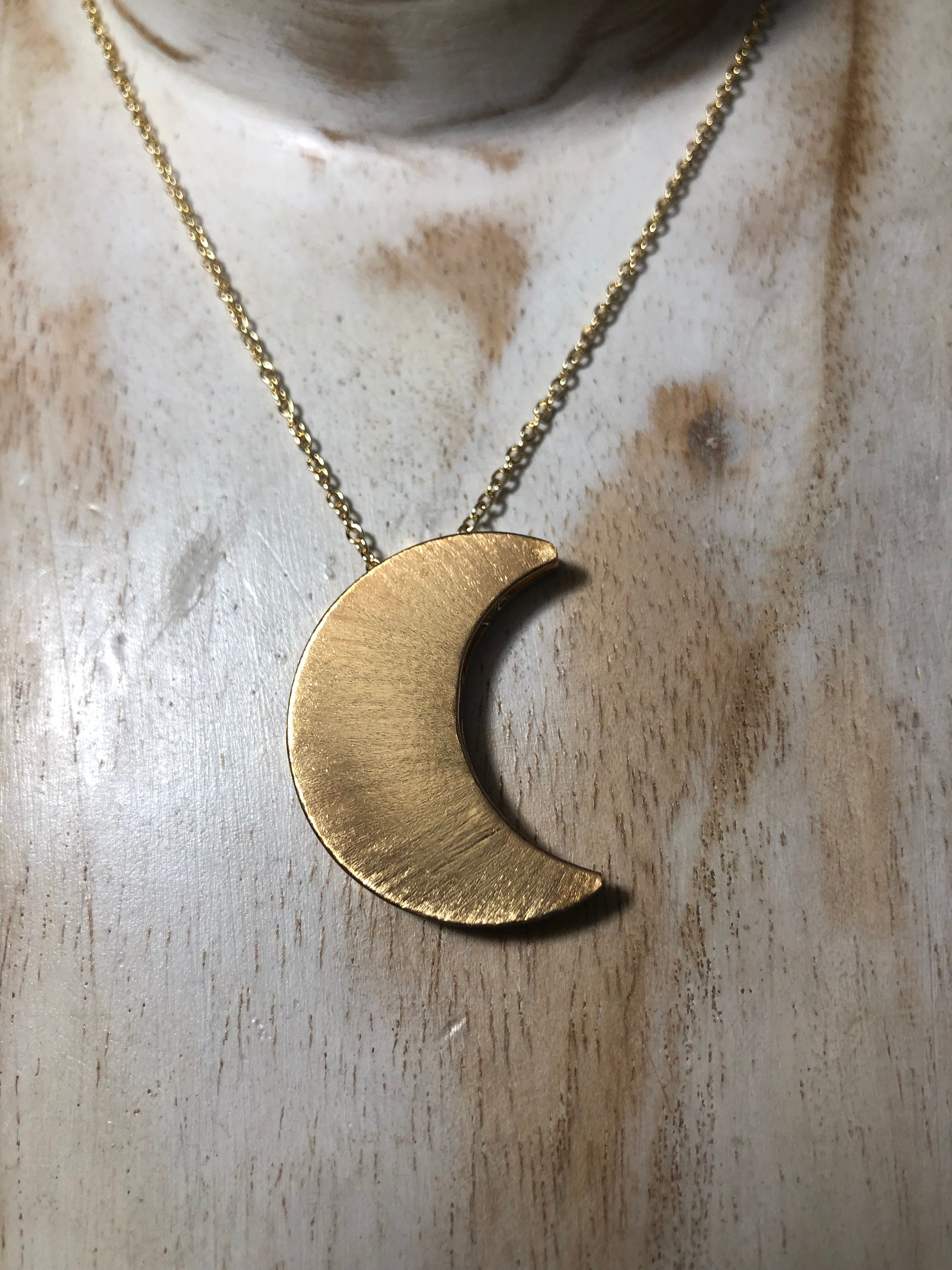 Crescent Moon Diamond Necklace – Harold Stevens