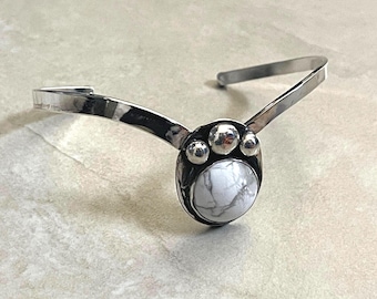 Sterling Silver Stevie Nicks Inspired Bohemian Bracelet Cuff, Handmade Bracelet, Gifts For Her