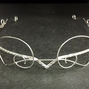 Elvish Wedding Circlet in Sterling Silver, Bohemian Fantasy Wedding Headpiece, Alternative Bridal Tiaras, Gifts For Her
