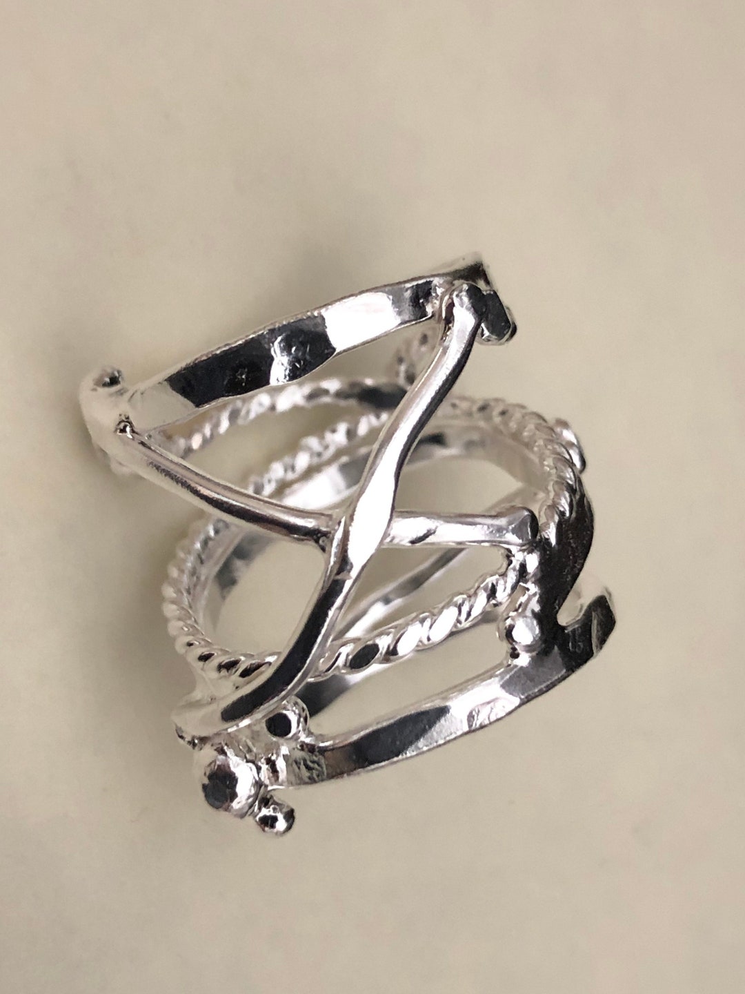 Scarface Rings Art Nouveau Sterling Silver Statement Ring: Scarlet Witch Inspired ...