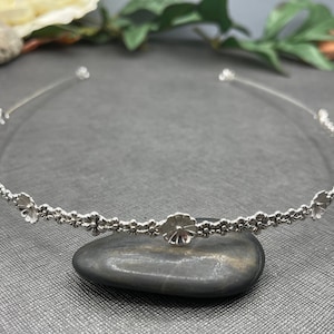 Sterling Silver Flower Circlet: Handmade Wedding Headband