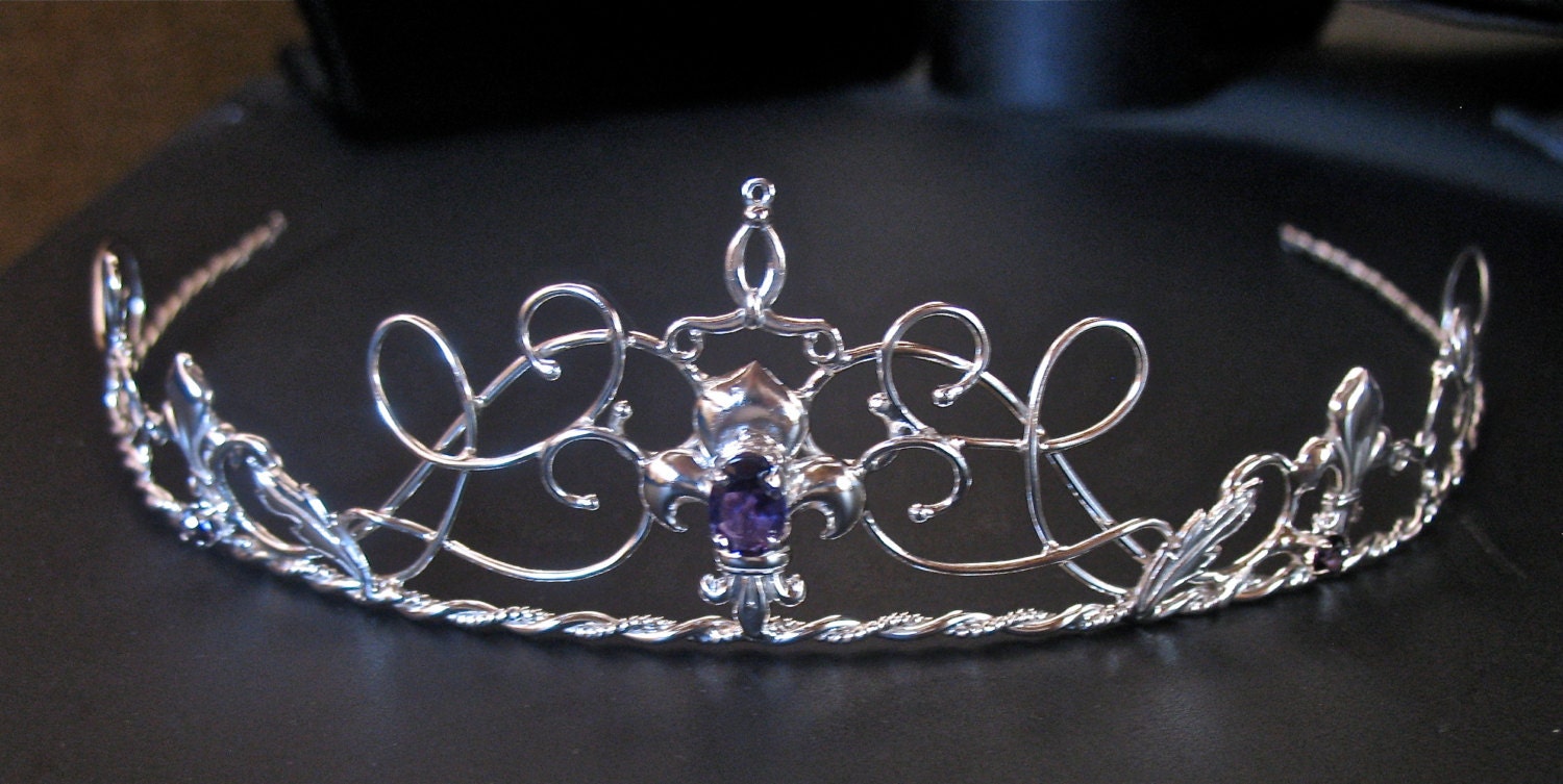 FLEUR | delicate silver bridal crown