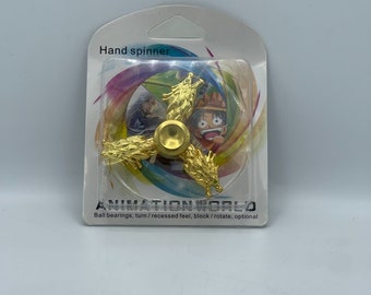 Metal Fidget Spinner Anime Gold Dragons - Good Quality