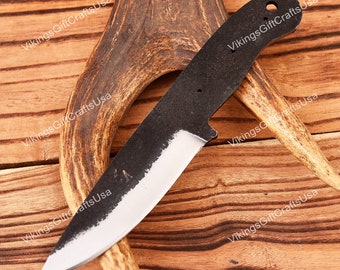 1095 Carbon Steel hunting knife blank blade, Skinner Knife Blank blade, blank blades, Camping Knife blank, Knife material supply, USA Knives