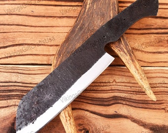 Custom Handmade 1095 Carbon Steel Cleaver Chef Knife Blank Blade, Kitchen Knife Blank Blades, Hand Forged Blank Knife , Knife Making Supply