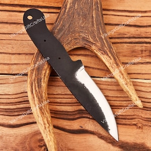 1095 High Carbon Steel Hand Forged BLANK BLADES, Blank Knives, Handmade Hunting Knife Blank Blade, Knife Making Project Supplies for Men USA bild 4