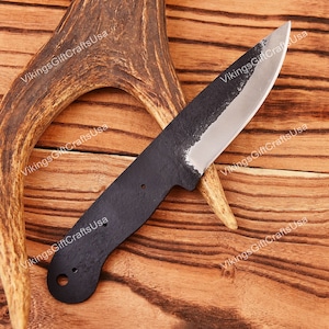 1095 High Carbon Steel Hand Forged BLANK BLADES, Blank Knives, Handmade Hunting Knife Blank Blade, Knife Making Project Supplies for Men USA bild 3
