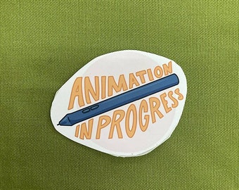 Animation in Progress Sticker