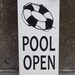 Swimming Pool Open Closed Wood Vinyl Sign for Backyard Front Door - Etsy