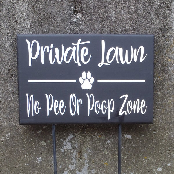 No Pee No Poop Signs - Etsy