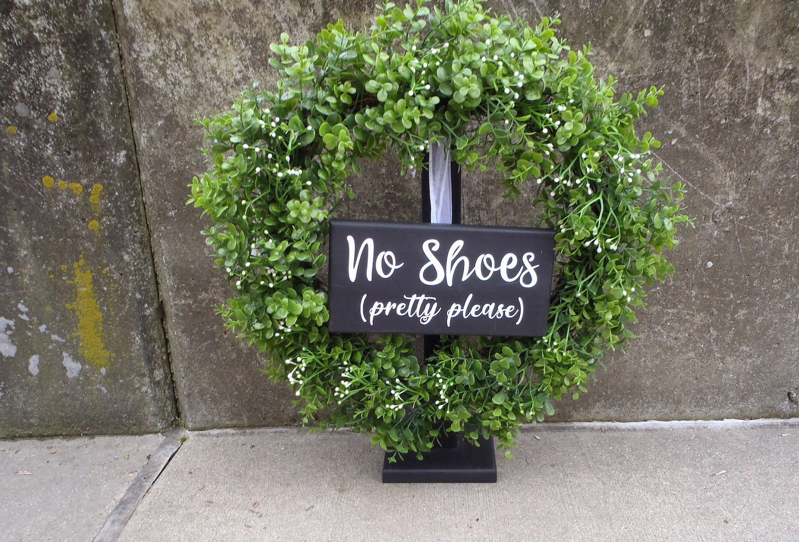 Wreath Stand Display Wooden Table Top Centerpiece Wreath Etsy