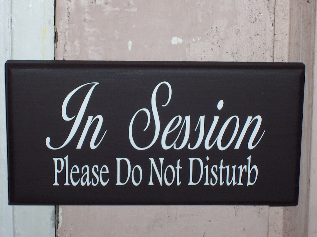 In Session Please Do Not Disturb Wood Vinyl Massage Treatment Therapy ...