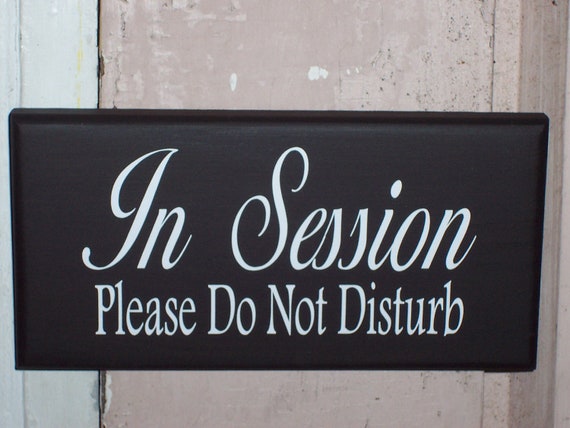 Door Signs for Office Door In Session Please Do Not Disturb Sign Business Supplies Beauty Shop Salon Decor Massage Therapy Wood Vinyl Plaque