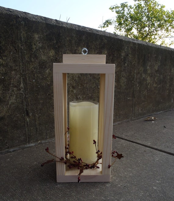 Wooden Lantern Decoration Unfinished Natural Wood Candle Lantern Table Top Centerpiece Accessories For Wedding Holiday Gathering Or Gifts
