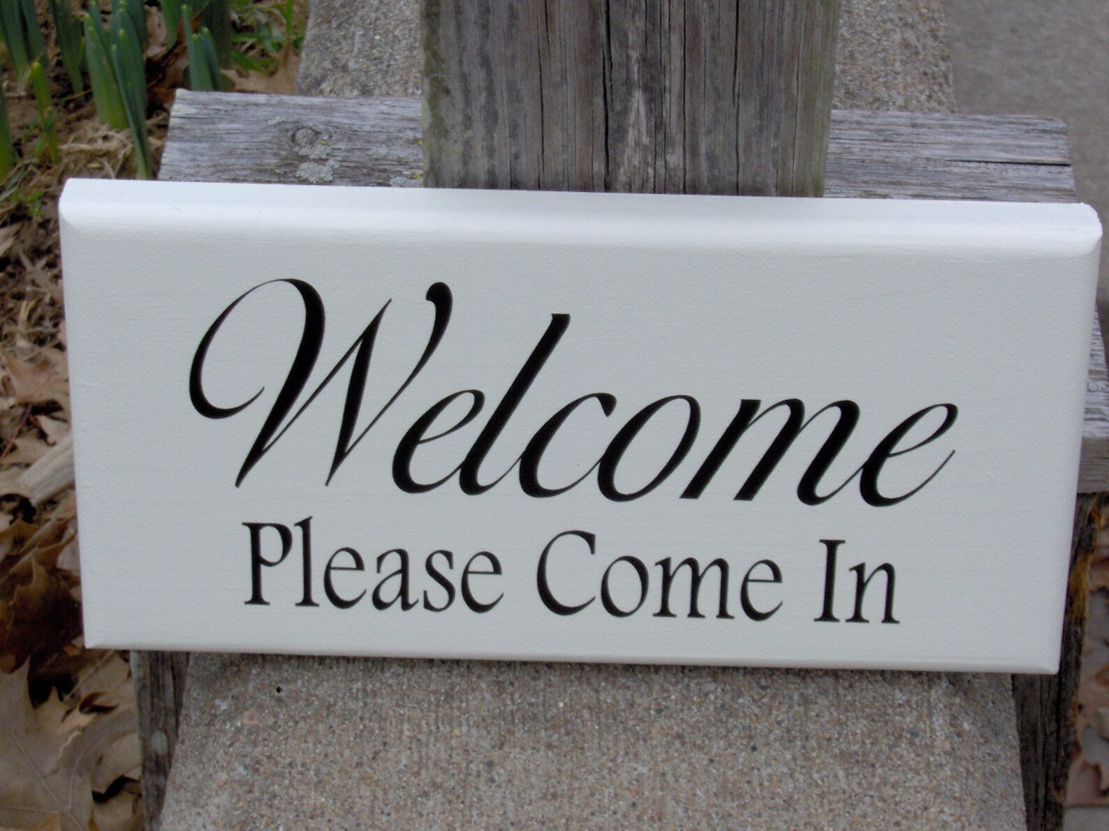 Please Come in Wood Vinyl Sign Business Office Etsy