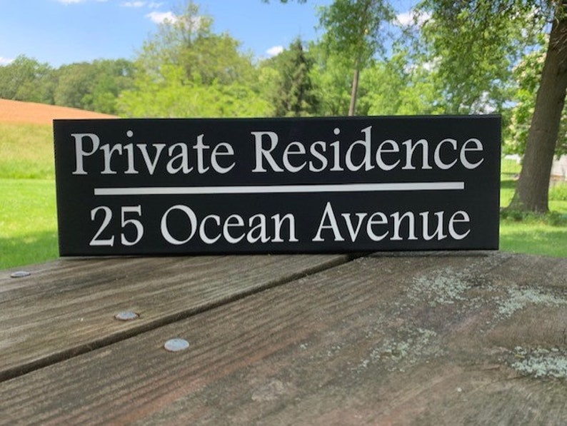 Residential Property Signage for Homes or Businesses Etsy