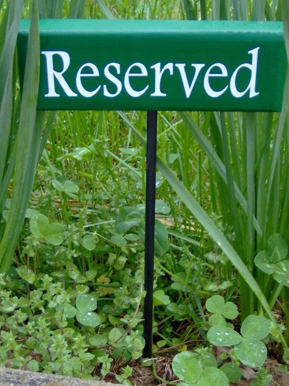 Wood Sign on a Stake Small Outdoor or Indoor Decor for Vegetable or Flower Garden or Tabletop Centerpiece Event Gatherings Wood Vinyl Signs