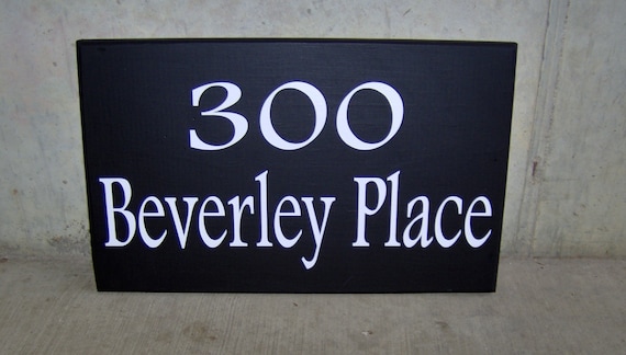 Address Signs for House Decor for Yards Modern Number and Street Name Plaques Customer Decorative Outdoor Signage for Homes or Businesses