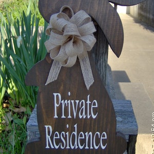 Bunny Rabbit Farmhouse Primitive Rustic Country Private Residence Wood ...