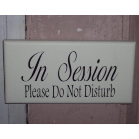 In Session Please Do Not Disturb Wood Sign Vinyl Office Supplies Business Sign Spa Beauty Salon Decor Massage Therapy Door Hanger Decoration