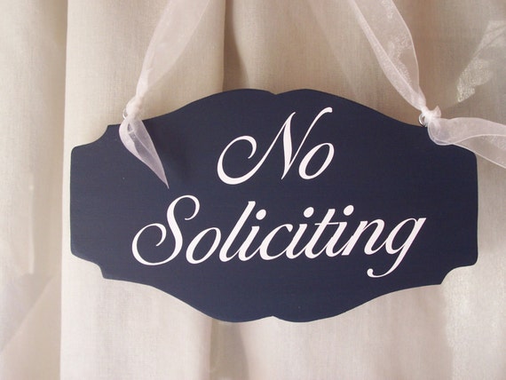 Sign for Front Door No Soliciting Wood Vinyl Custom No Solicitors Sign Door Hanger Decor Front Entrance Porch Signage Do Not Disturb  Sign