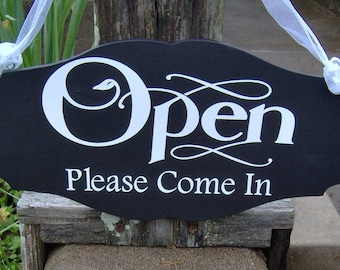 Open Please Come In Closed Please Come Again Open Closed Office Supplies Spa Salon Health Beauty Store Business Welcome Sign Business Sign