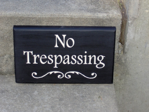 No Trespassing Wood Vinyl Sign Do Not Disturb Private Property Outdoor Decor Wall Sign Porch Gate Sign Garage Sign Wall Hangings Yard Decor