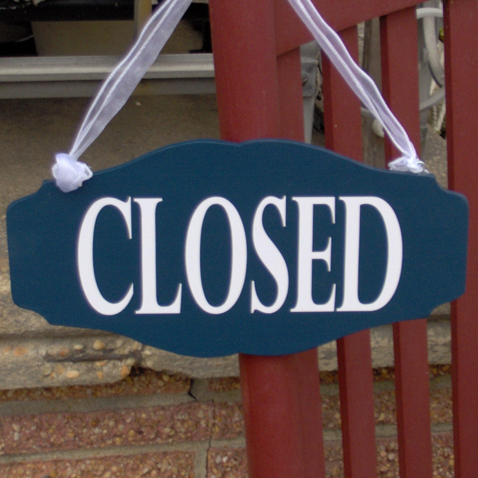 Open Closed Double Sided Sign Wood Vinyl Signs Offices - Etsy