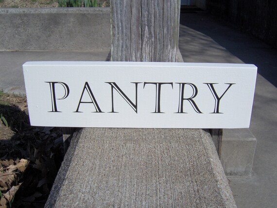 Pantry Kitchen Decor Wood Vinyl Sign Kitchen Door Signs or Wall Decor Grocery Storage Sign Cottage Style Decor Interior Home Decor Plaque