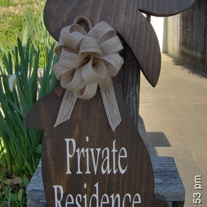 Bunny Rabbit Farmhouse Primitive Rustic Country Private Residence Wood ...