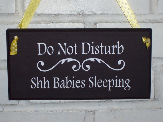 Wooden Do Not Disturb Hanging Baby Room Door Sign For Sleeping Baby Room Door Wooden Do Not Disturb Hanging Baby Room Door Sign For Sleeping Baby Room Door