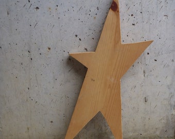 Primitive Wood Decor  Star Unfinished Wood Shape Cutouts Star Wood Blank Rustic Farmhouse Craft Supplies DIY Wooden Handmade Prim Decor Art