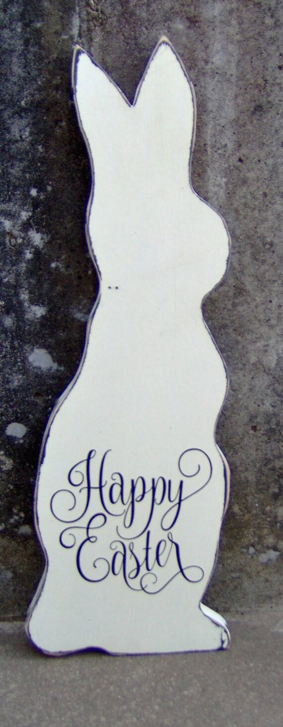 Spring Porch Decor for Home Door Decor or Wall Hangings, Happy Easter or Hello Spring Decorations for Easter Gatherings Wood Vinyl Signs