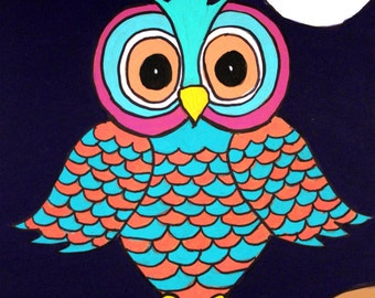 Fanciful Owl Original Painting