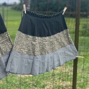 MOstLY EMO95  Little SIS Drawstring Waist Twirl Skirt with 1 pocket, multi-size up to 42  inch hip 21 inches long by ccquilter