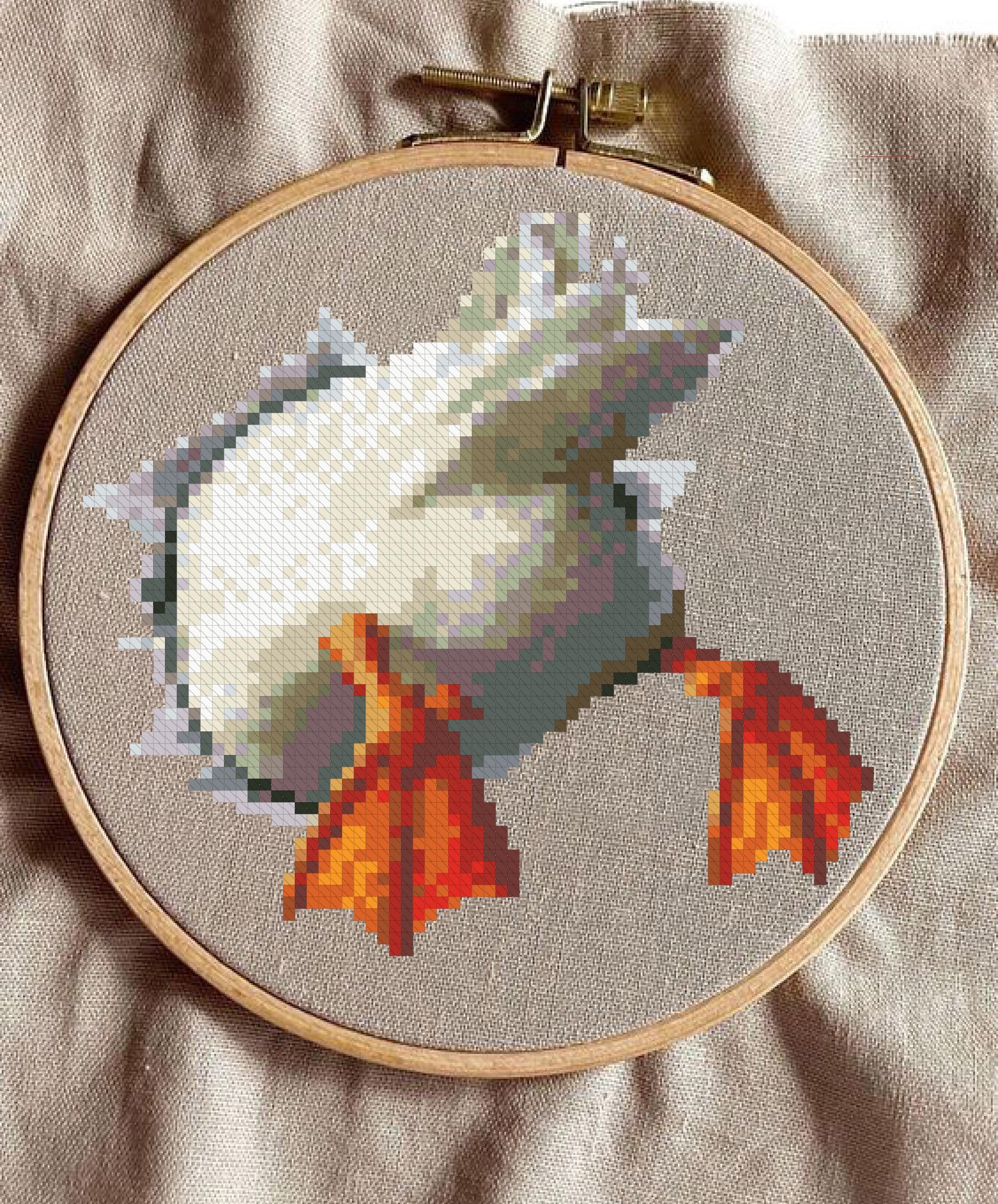 Diving Duck. Duck Butt. Cute Shy Goose Cross stitch pattern PDF 67х63 stitches simple pattern instant download