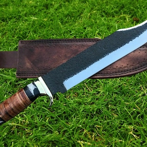 Crocodile Dundee Handmade D2 steel Bowie knife Hunting Big Vintage Bowie Knife Birthday Anniversary Wedding Gift for Him Halloween Gift
