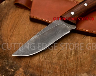 9" Handmade D2 Steel Hunting Skinner Knife with Wood Handle Birthday, Anniversary, Wedding Best Gift For Him USA made