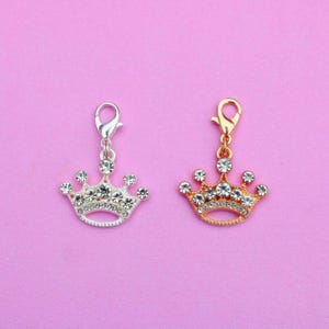 Crown Bridle Charm, Crown Tack Charm, Silver Bridle Charm, Gold Bridle Charm, Royal Bridle Charm, Saddle Charm, Crown Horse Gift, Horse gift