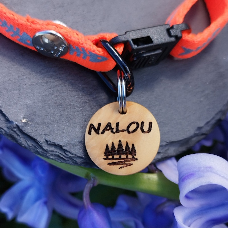 Wooden Name Tags 2cm - Etsy