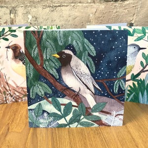 Set of 3 bird cards imagem 1